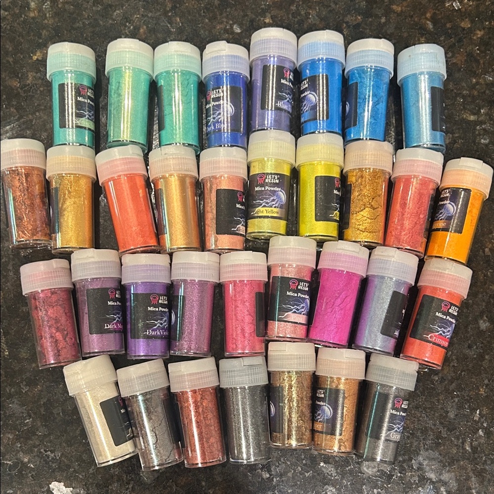 Assorted Mica Powder Set